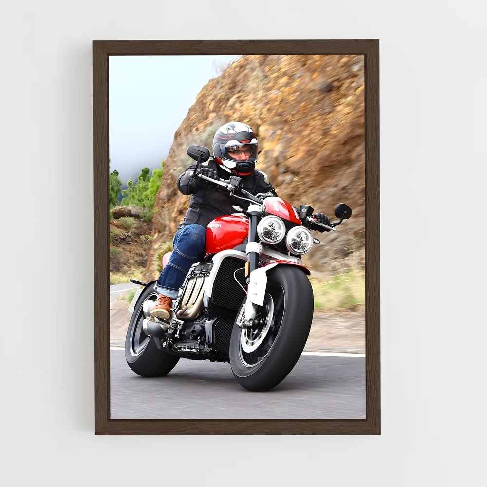 Poster Route en Flammes – affiche Triumph (vue 5)